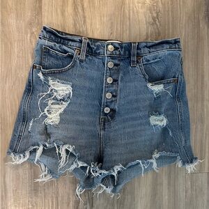 Abercrombies High Rise Mom Short